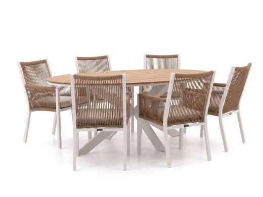 Manifesto Rivola/Fidenza 180cm dining tuinset 7-delig
