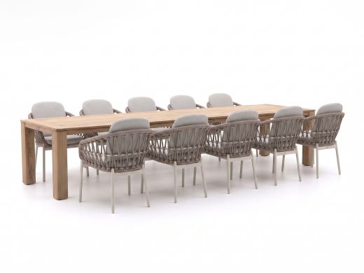 Bellagio Cupello/ROUGH-X 400cm dining tuinset 11-delig