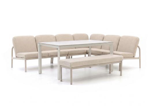Manifesto San Teodoro/Sestino 160cm hoek dining loungeset 6-delig