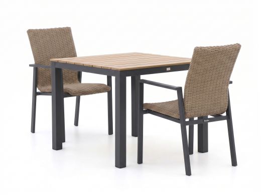 Manifesto Villongo/Fidenza 90cm dining tuinset 3-delig stapelbaar