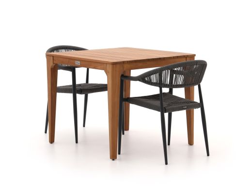 Manifesto Belpasso/Bruca 90cm dining tuinset 3-delig stapelbaar