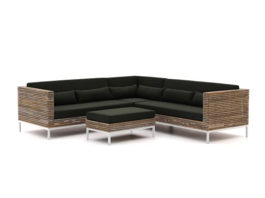 ROUGH-D hoek loungeset 4-delig