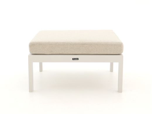 Manifesto Alzano lounge voetenbank 78x78cm - White (incl. kussen)