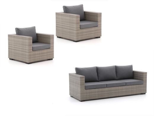 Forza Giotto lounge stoel (2x) + bank 230cm