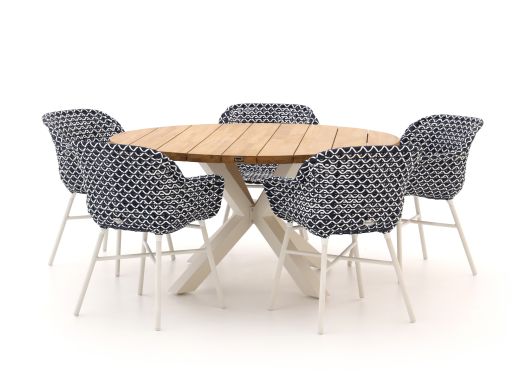 Hartman Delphine/Stephanie ø150cm dining tuinset 6-delig