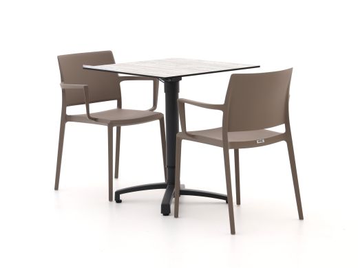 Forza Sile/Canzo 70cm dining tuinset 3-delig verstelbaar
