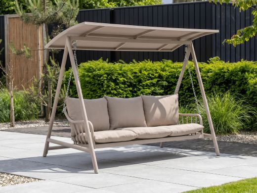Manifesto Celante schommelbank 223cm - Camel Sand (incl. kussens)