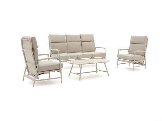 Bellagio Bondeno stoel-bank loungeset 4-delig