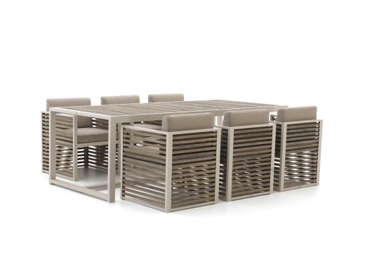 Bellagio Cadora 240cm dining tuinset 7-delig