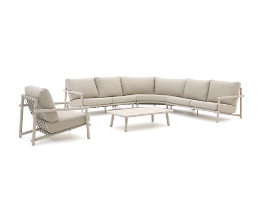 Bellagio Torre Muzza hoek loungeset 5-delig