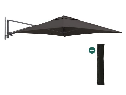 Shadowline muurparasol 200x200cm
