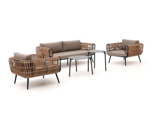 Intenso Averti/Cella stoel-bank loungeset 5-delig