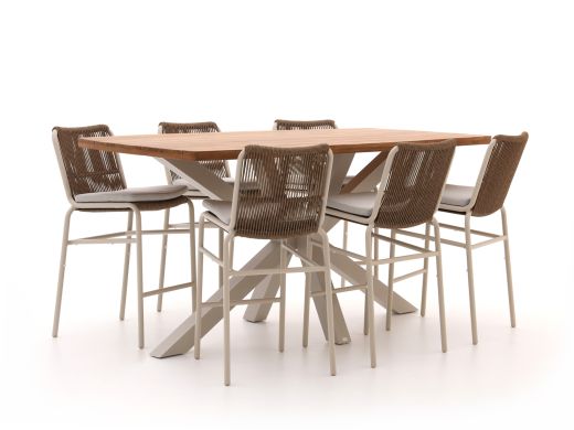 Bellagio Caronia/Induno Deens Ovaal 220cm barset 7-delig stapelbaar