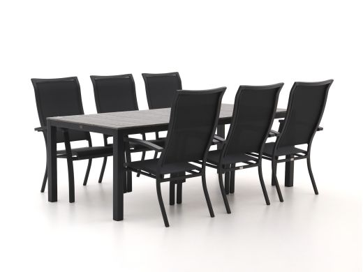 Bellagio Lugo/Fidenza 220cm dining tuinset 7-delig stapelbaar