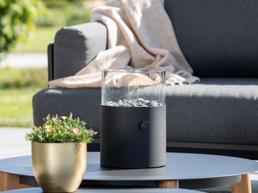 Cosiscoop XL gaslantaarn ø20cm (h:30,5cm) - Black