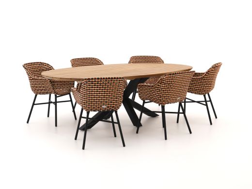 Hartman Delphine/Stephanie 240cm dining tuinset 7-delig