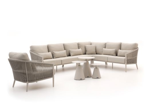 Bellagio Mineo/Tusa hoek loungeset 8-delig rechts