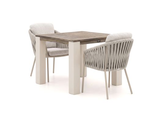 SUNS Nappa/ROUGH-X 100cm dining tuinset 3-delig