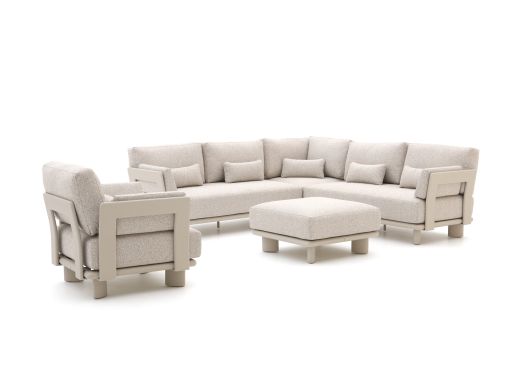 Bellagio Battuello hoek loungeset 5-delig
