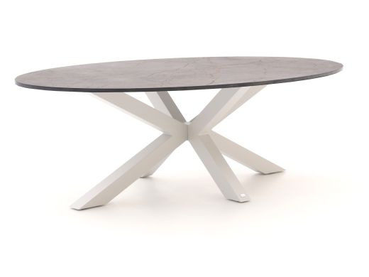 Bellagio Induno Ellips dining tuintafel 200x110cm