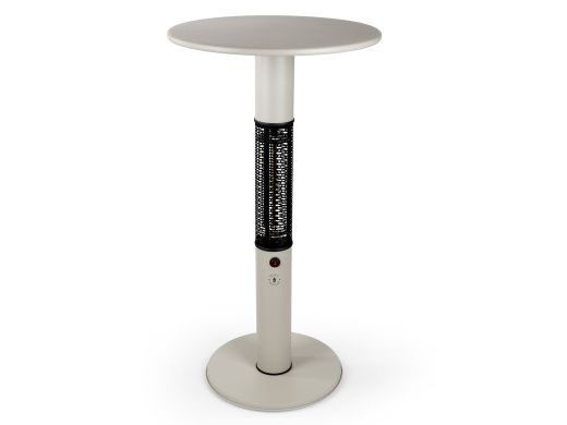 Monti HeatLine Vibe bartafel met terrasverwarmer 1500W ø60cm (h: 110cm)