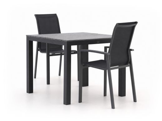 Forza Centallo/Fidenza 90cm dining tuinset 3-delig stapelbaar
