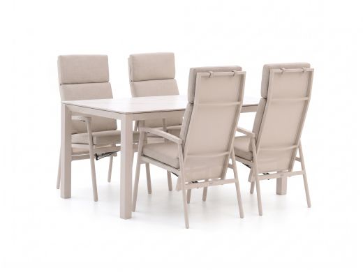 Bellagio Bondeno/Sestino 160cm dining tuinset 5-delig verstelbaar
