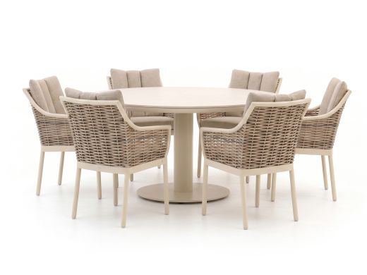 Apple Bee Milou/Melville ø160cm dining tuinset 6-delig