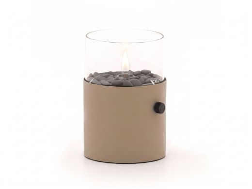 Cosiscoop XL gaslantaarn ø20cm (h:30,5cm) - Sandy beige