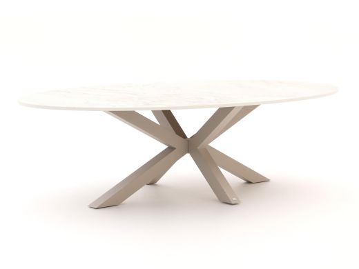 Bellagio Induno Ellips dining tuintafel 240x120cm