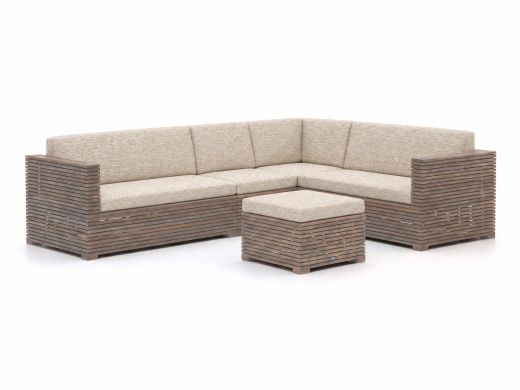 ROUGH-C hoek loungeset 5-delig 6-zits