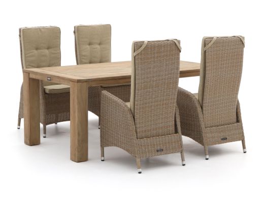 Intenso Fabrizi/ROUGH-X 180cm dining tuinset 5-delig verstelbaar