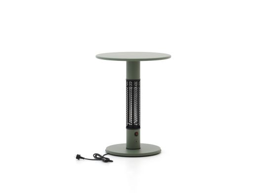 Monti HeatLine Pulse tafel met terrasverwarmer 1500W ø60cm (h: 75cm)