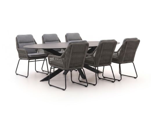 Intenso Isorella/Furato Ellips 200cm dining tuinset 7-delig