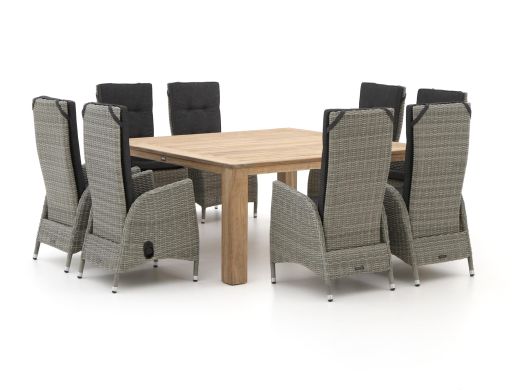 Intenso Fabrizi/ROUGH-X 170cm dining tuinset 9-delig verstelbaar