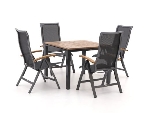 Bellagio Lugo/Linosa 100cm dining tuinset 5-delig verstelbaar