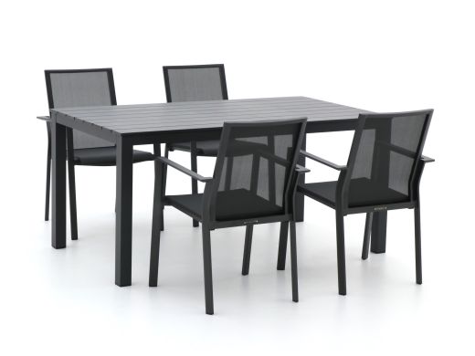 Bernstein Amberg/Menzano 160cm dining tuinset 5-delig stapelbaar