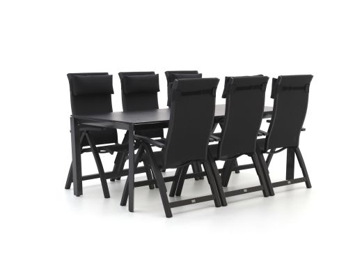Bellagio Fermo/Sestino 220cm dining tuinset 7-delig verstelbaar