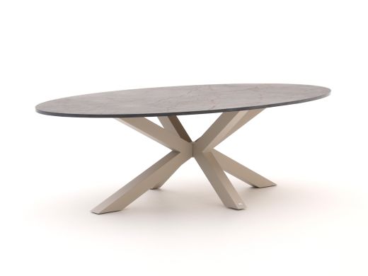 Bellagio Induno Ellips dining tuintafel 240x120cm