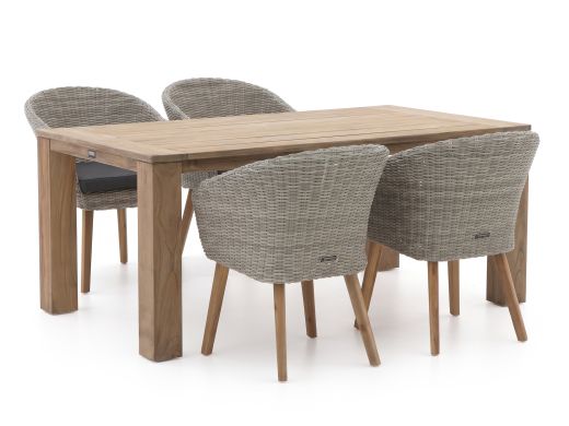 Intenso Tropea/ROUGH-X 180cm dining tuinset 5-delig
