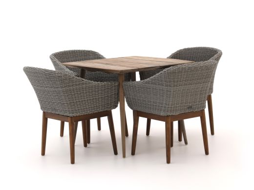 Intenso Bordano/ROUGH-K 90cm dining tuinset 5-delig