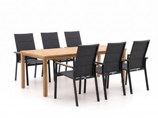 Bellagio Albinea/Liverpool 210cm dining tuinset 7-delig stapelbaar