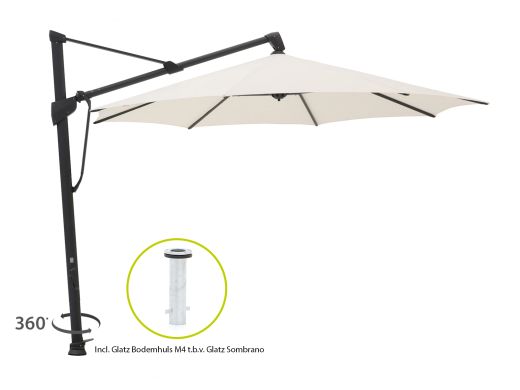 Glatz Sombrano S+ Easy zweefparasol ø 350cm