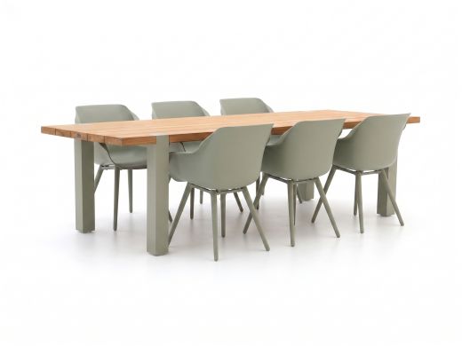 Hartman Flow/Almeria 280cm dining tuinset 7-delig