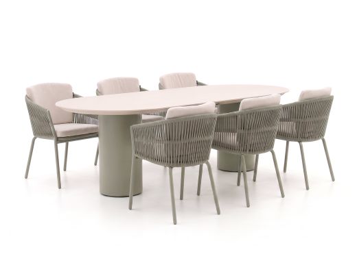 Hartman Sevilla/Valencia 220cm dining tuinset 7-delig