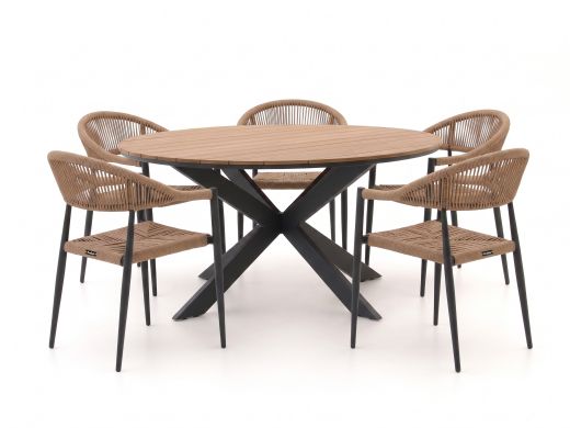 Manifesto Belpasso/Fidenza ø149cm dining tuinset 6-delig