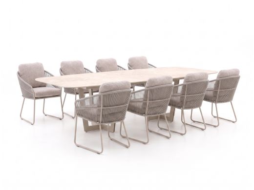 SUNS Noli/Palermo 280cm dining tuinset 9-delig