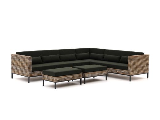 ROUGH-D hoek loungeset 6-delig