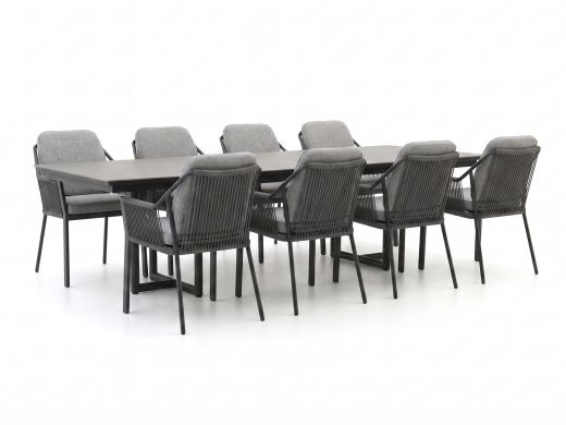 Tierra Outdoor Liv/Naro 280cm dining tuinset 9-delig stapelbaar
