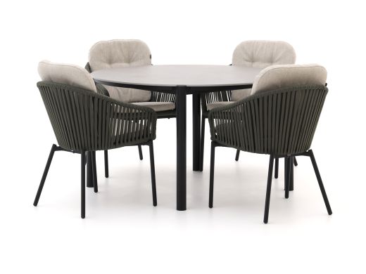 Hartman Arezzo ø 130cm dining tuinset 5-delig